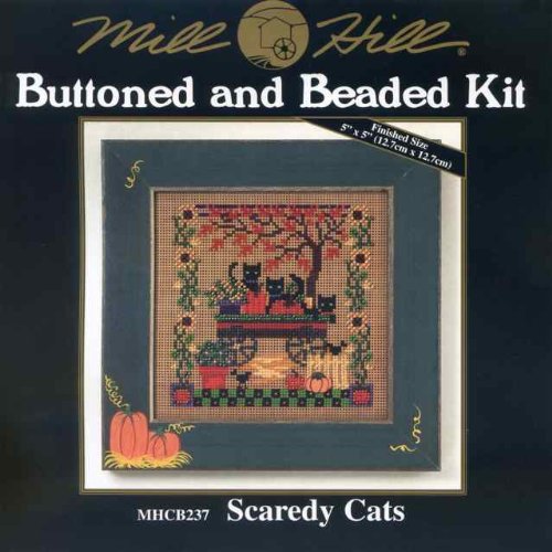 Mill Hill Scaredy Cats Cross Stitch Kit