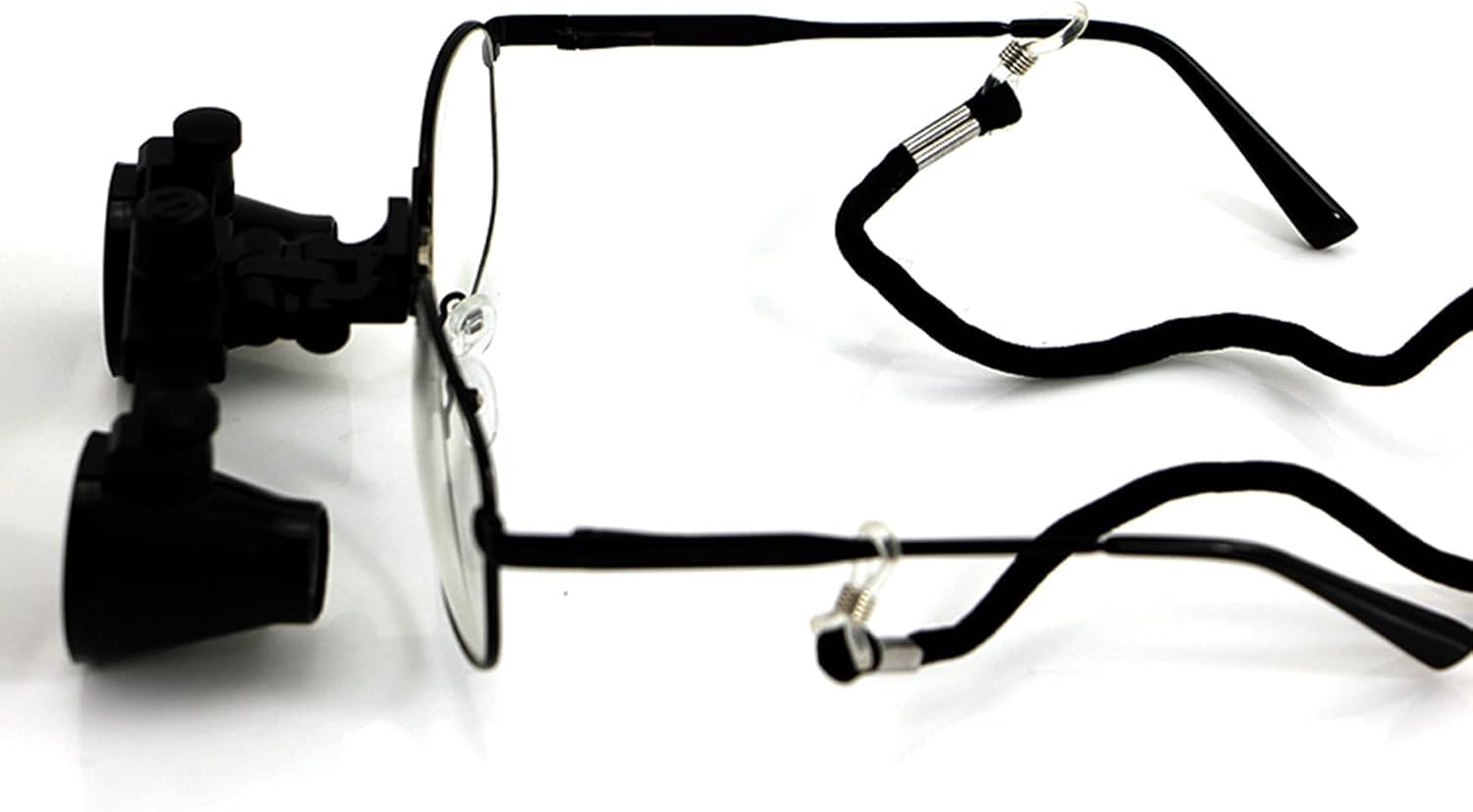 2,5x / 3,5x Vergrößerung Clip Chirurgische Lupe Binokular Zahnchirurgie Lupe Geeignet für Zahnmedizin Augenheilkunde Schwarz 3,5X