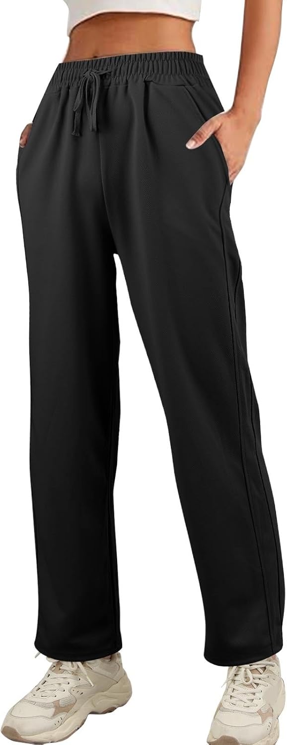 Femme Pantalon de Jogging Fluide Sport Chaud Vêtement Ensemble Survêtement Grande Taille Pantalon de Survêtement Femme Eté Costume Décontracté Confort Coton Hiver Ample Large Chino Vêtements