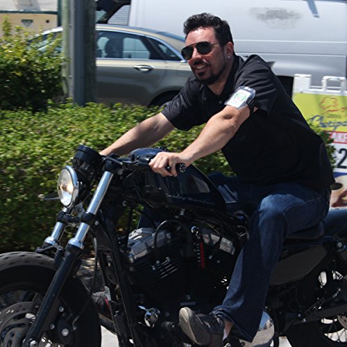 Armband Badge Holder With Black Adjustable Elastic Arm Band & Hook And Loop Fastener By Specialist Id (1 Sold Individually, Black) #TOP6