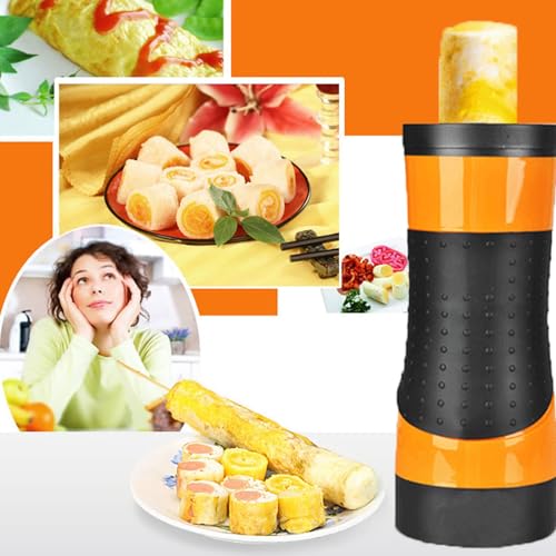 Electric Egg Roll Maker - Prepare Tasty Egg Hot Dogs in 8 Minutes, Vertical Omelette Cooker, Nonstick Automatic Breakfast Machine - Image 5
