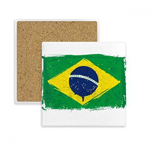 Dessous de verre Brésil absorbant contre les taches d'eau sur la table - 2