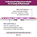 LIGHTIMETUNNEL LED Grow Lights Plant Strips with 4 Dimmable Levels for Plant, 40W Full Spectrum Grow Light with Auto ON/Off 3/6/12H Timing for Greenhouse Plants Seeding