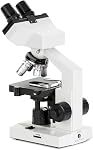 OMAX 40X-2000X Lab LED Binocular Compound Microscope with Double Layer Mechanical Stage and Coaxial Coarse/Fine Focusing Knob