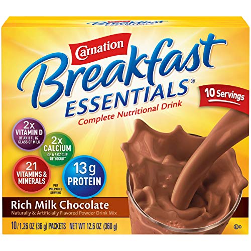 Nestle Carnation Instant Breakfast Rich Milk Chocolate 10 pk Nutritional Energy Drink 12.6 oz (Pack of 6) image 2