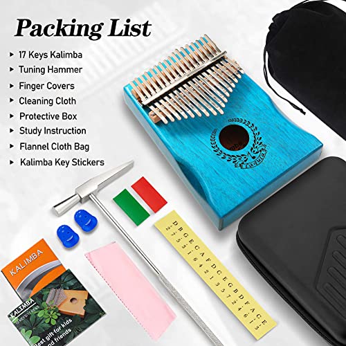 Kalimba 17 Clés Pouce Piano – Piano à Doigts Portable Mbira Sanza Instrument de Musique Professionnel avec Étui de… - Les Beatles, Paul McCartney, John Lennon, RIngo Starr, George Harrison Kalimba 17 Clés Pouce Piano - Piano à Doigts Portable Mbira Sanza Instrument de Musique Professionnel avec Étui de… – Image 7