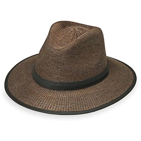 Wallaroo Mens UV Gabe Hat - UPF50+ Sun Protection (Adjustable) (L/XL, Suede) Cover
