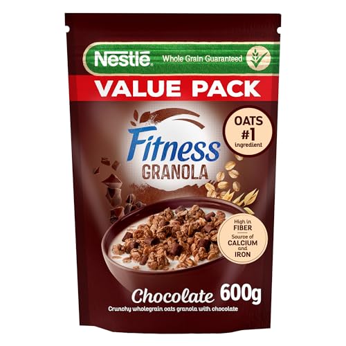 Nestle Fitness Granola Cereal Bag in Chocolate Flavor Value Pack (600g)