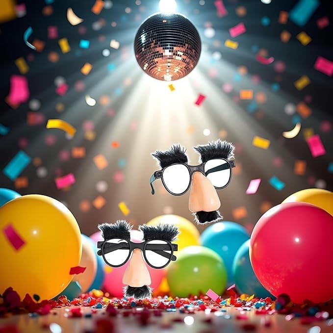 2Pcs Disguise Glasses With Funny Nose Add Fun To Your Celebrations Funny Glasses
