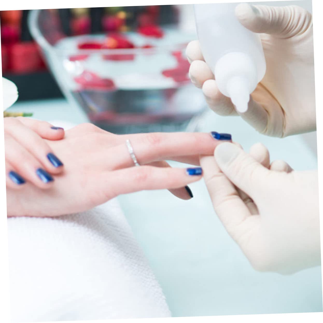 Gogogmee Eyelash Bottle Nozzle Set 50pcs Lash Extension Holders for