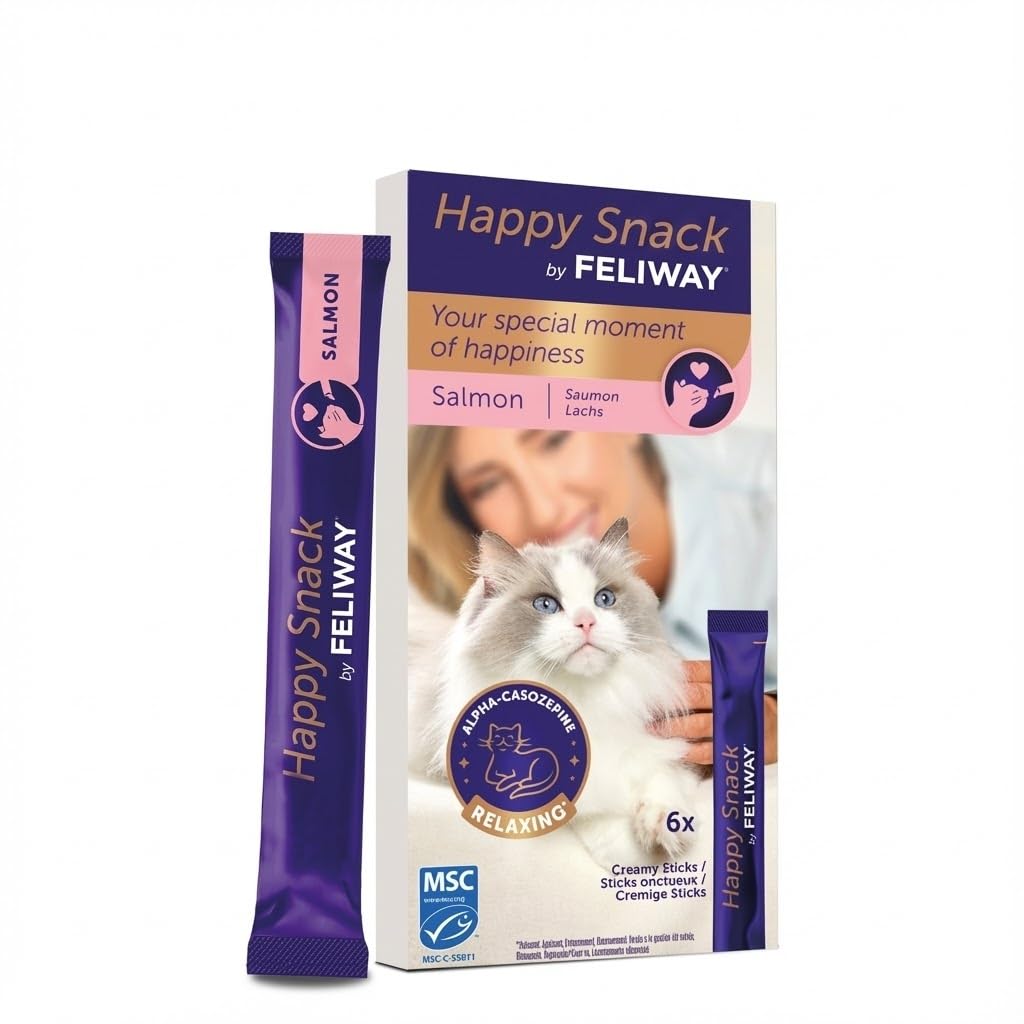 FELIWAY Happy Snack Cat Sticks Salmone 6X90G