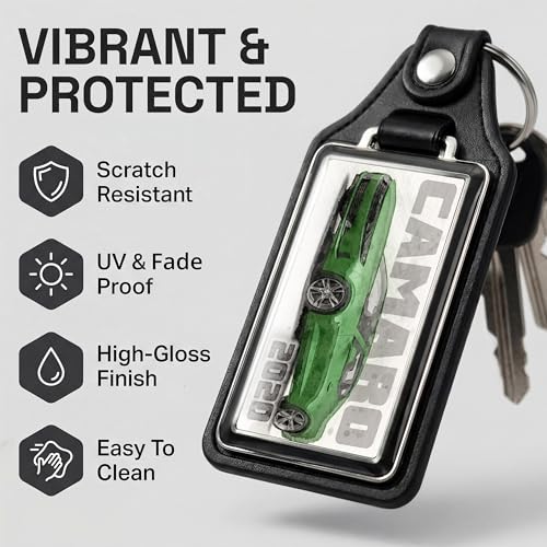 Image of Brotherhood Car Key Chain for Camaro - Classic Models Keychain for Men and Women Gift Key Ring - -