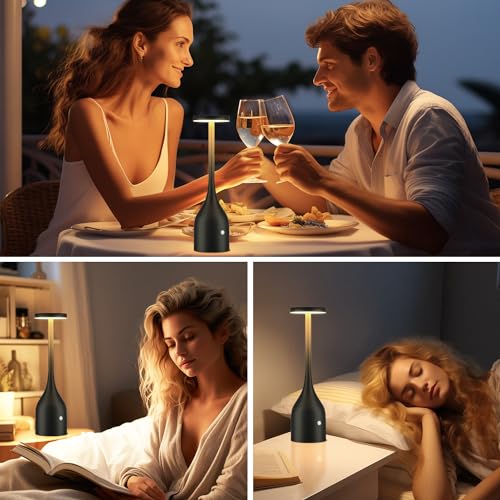 Toowell HJX-TC231129C001 Yogaret 2 Pack Rechargeable Table Lamps Cordless,5000Mah Battery Operated Led Table Light For Outdoor Patio Restaurant Dining Dinner Home,Waterproof thumb #5
