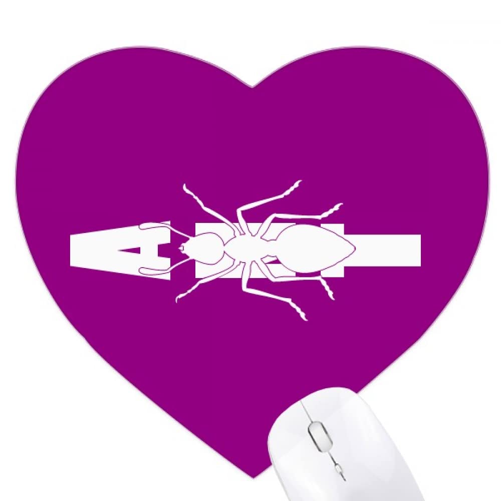 Insect Barm Fears Animals Ants Heart Mousepad Rubber Mat Game Office