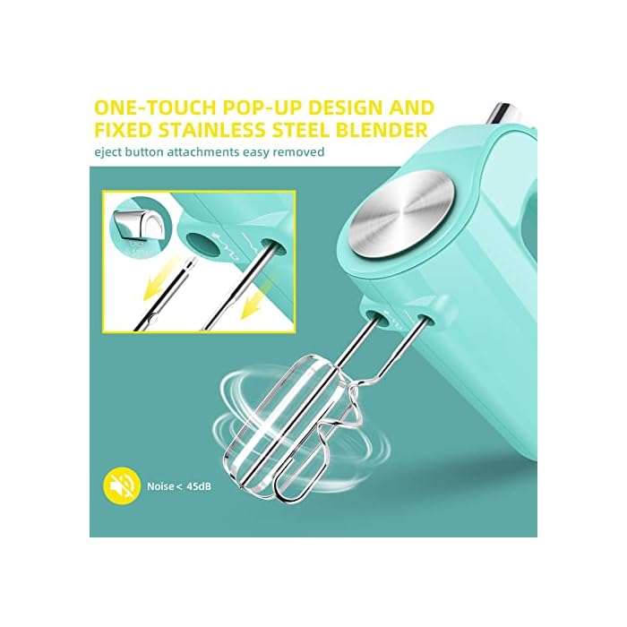 Buy Electric Hand Mixer, Kitchen Handheld Mixer 250W 5 Speed Turbo Egg