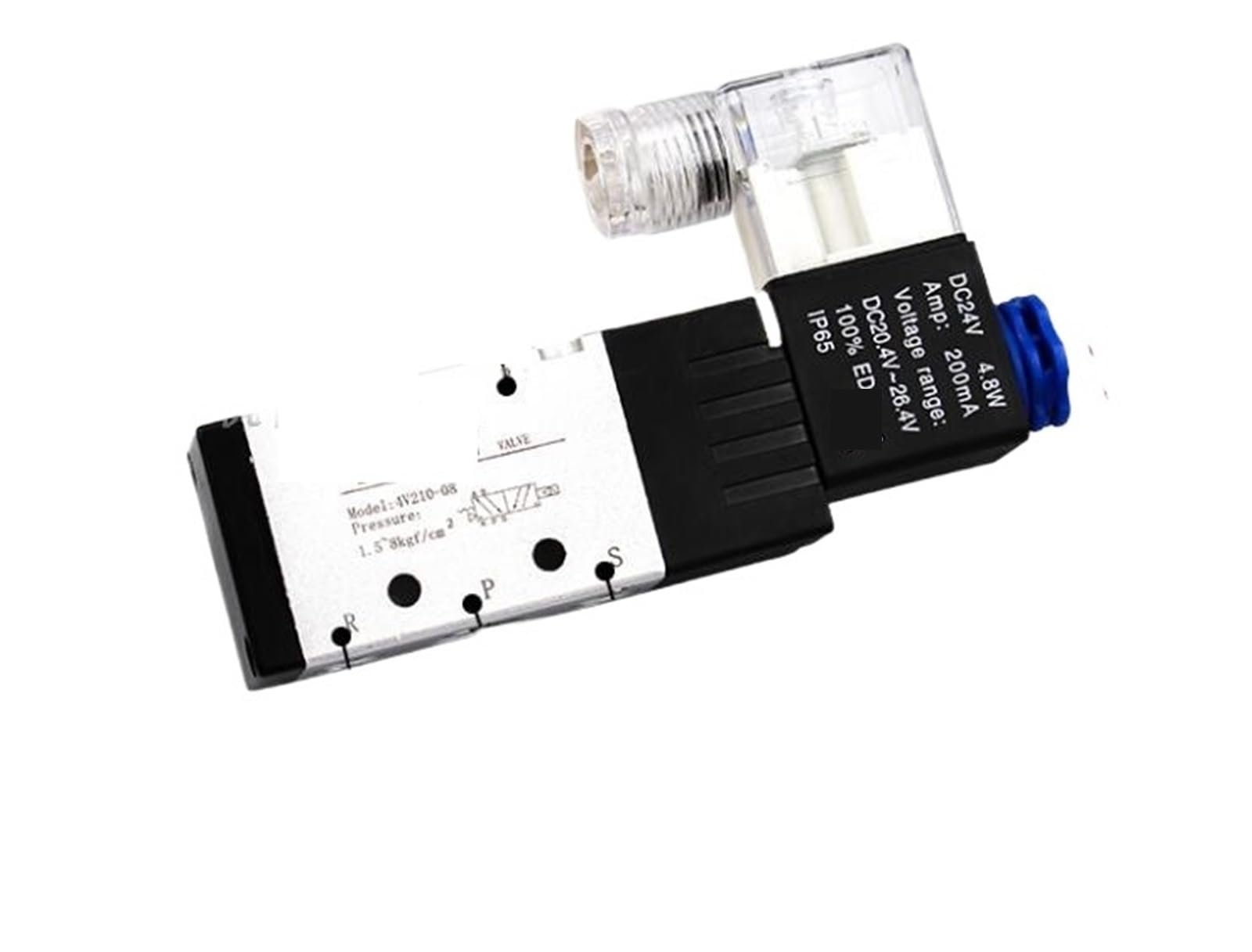 Uyqukggpsn 4V410 15 1Pcs Solenoid Valve Pneumatic Valve 4V210-08 4V310-10 4V410-15(4V410 15)