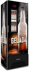 Cervejeira Vertical Metalfrio 584 Litros Adesivada VN50AF 110V