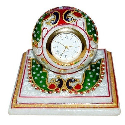 Peacock Marble Table Watch Amazon.in Home & Kitchen