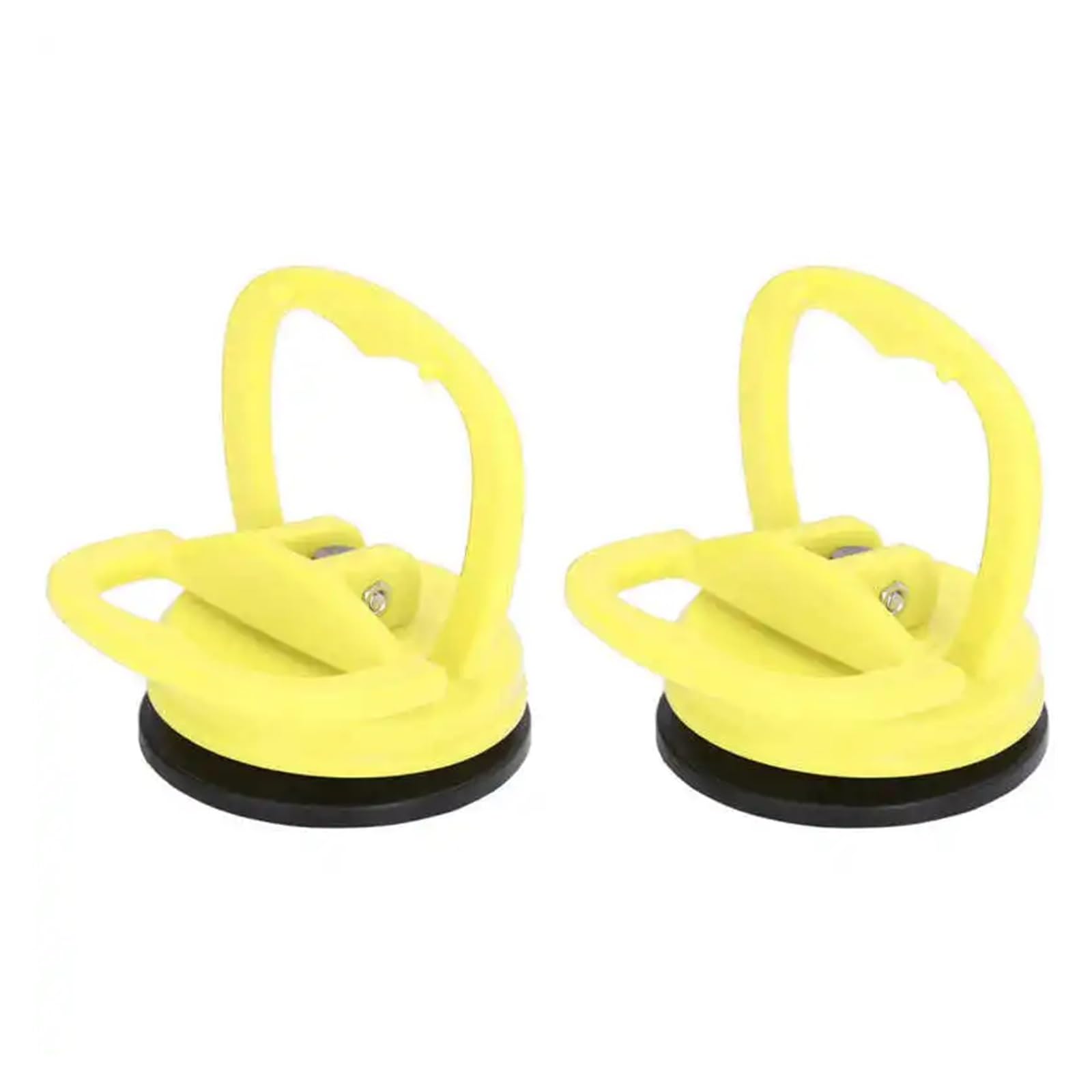 Zxzzas Giallo Vacuum Suction Cup, 2Pcs Suction Cup Lifter Handheld Lifting Clamps Glass Puller Power Grip Vacuum Lifter Tiles Lifting Tool Suction Moving Tools(Giallo)