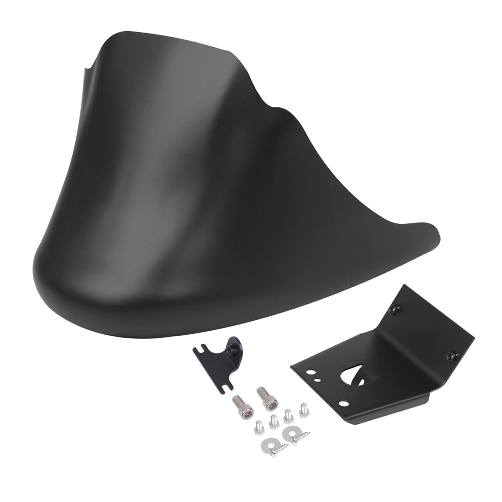 Passend für Harley Sportster XL Iron 883 1200 2004–2021. Motorrad-Spoiler, Kotflügel, Luftdamm, Kinnverkleidung Aerodynamic Winglets(Matte Black)