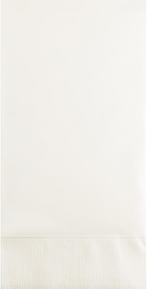 Club Pack of 192 White 3-Ply Disposable Party Paper Guest Napkins 8"