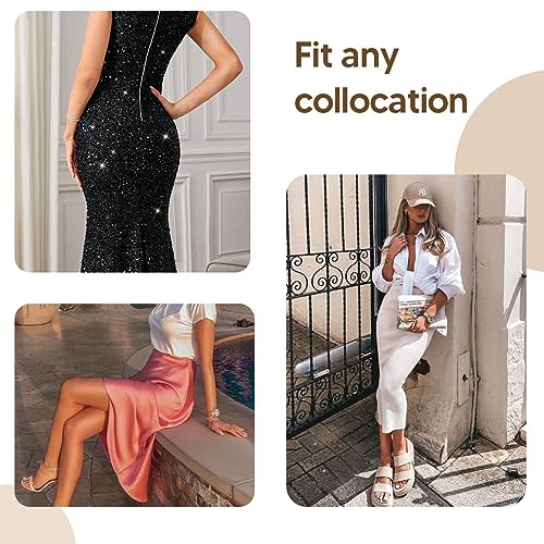 Strapless Shapewear Slip for Women Under Dresses V Neck Full Slip Shaper Tummy Control4