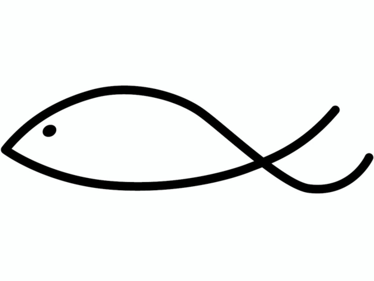 Knorr Prandell 211801104 Knorr pr-211801104 Wooden Stamp (Communion and Confirmation) Motif Size 5 x 1.5 cm Modern Fish Design — image 1