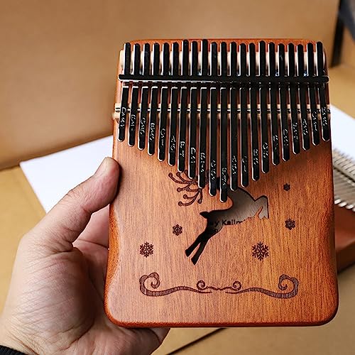 Kalimba 21鍵 ポータブルフィンガーピアノ 木製親指ピアノ 子供/大人/初心者や音楽愛好家へのギフト