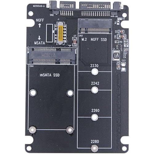M.2 mSATA Adaptador Caja para SSD Conversión Aluminio miniatura 6