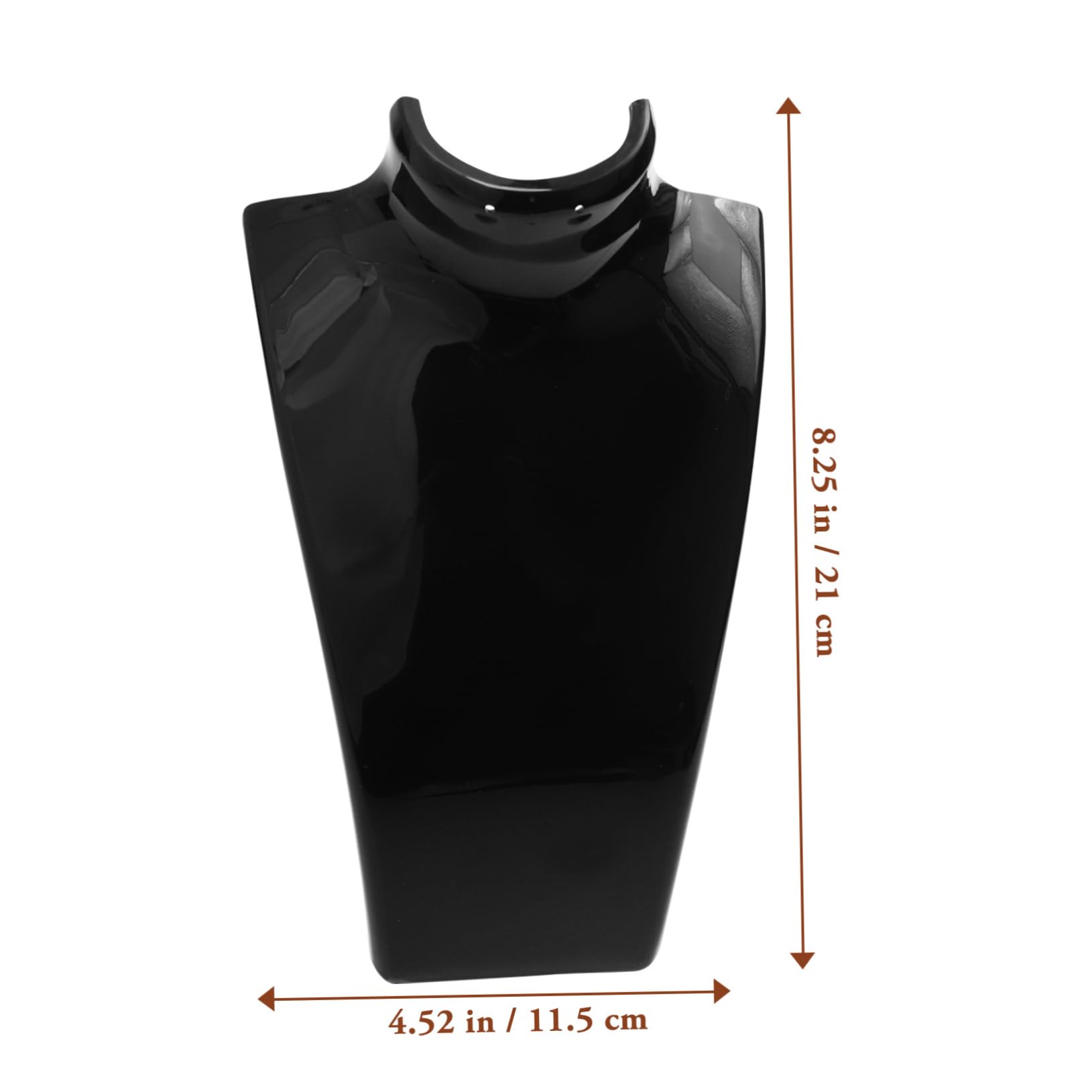 Veemoon Elegant Jewelry Holder Stand Necklace Display Rack Acrylic Choker Holder