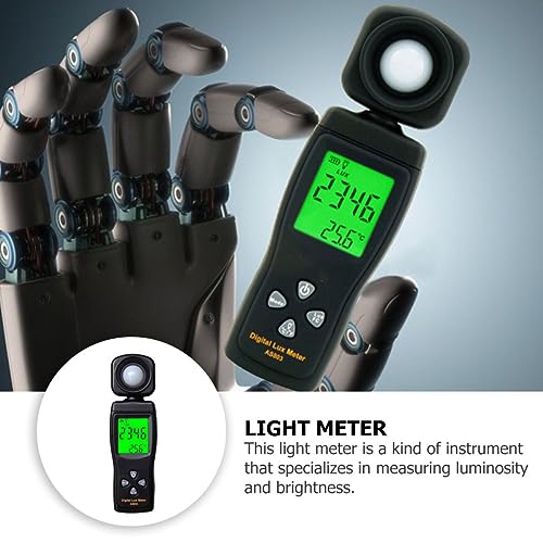 Medidor de iluminancia portátil VILLCASE para solucionar problemas de falta de luz 7
