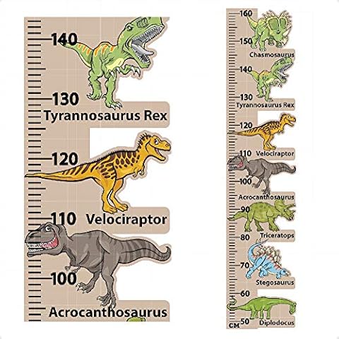 StickersMagic Dinosaur Height Chart for Kids Cover