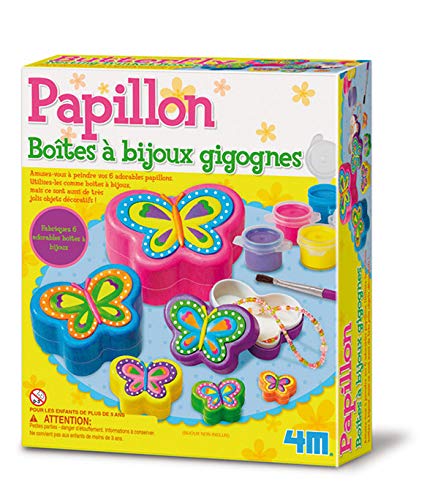 Sieradenkistje vlinder om te beschilderen, 4 m