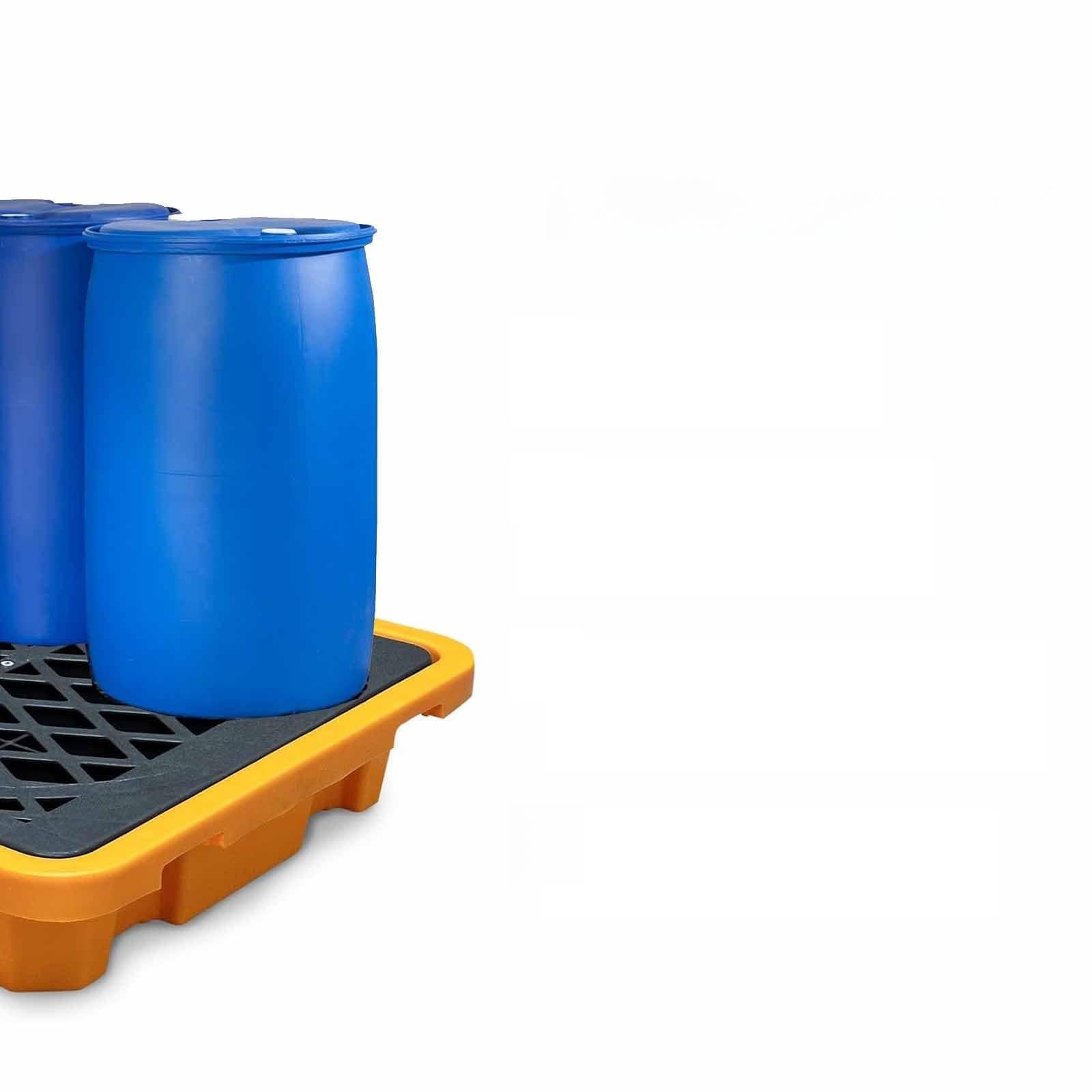 QUSYZD Modular Spill Containment Pallet for Leak-Proof Containers, Nestable Grating Tray for Garage & Basement, Durable Spill Platforms,66x36x12cm