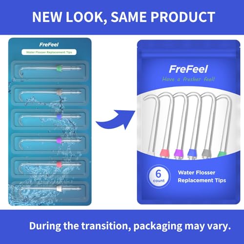 Image of Replacement Heads for Waterpik Water Flosser (6 Implat Denture Tips)