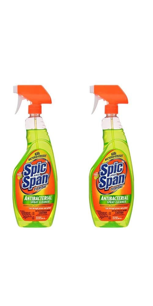 Spic And Span Antibacterial Spray Cleaner, 22 oz (2 Bottle Multipack)