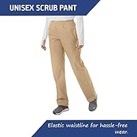 Vista 5 de SPECTRUM UNIFORMS - Pantalón médico unisex, ultra suave, clásico, cintura elástica, pantalón de profesionales médicos y pantalón cargo