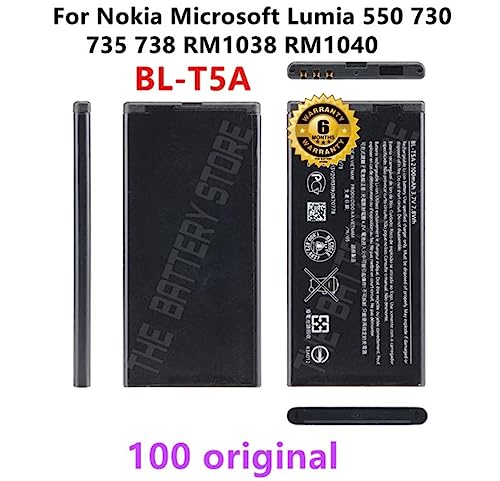 Image of Original BL-T5A Battery for Nokia Microsoft Lumia 550 730 735 738 RM1038 RM1040 (2100mAh) Battery with 6 Month Warranty**(B0138)
