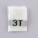 Size 3T Clothing Size Labels (Package of 50)