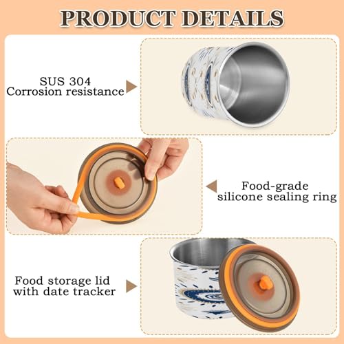 Envase para café ATTX acero inoxidable 500ml con tapa hermética miniatura 4