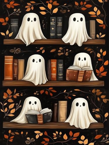 mrpwnle Diamond Art Kits for Adults, Halloween Diamond Painting Kits
