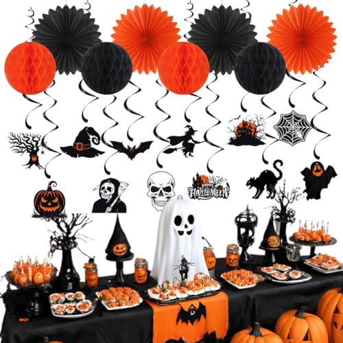 Image of Happy-Halloween Party-Decorations Indoor-Wall Ceiling-Decor Streamers