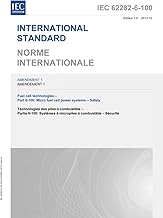IEC 62282-6-100 Amd.1 Ed. 1.0 en:2012 First Edition: Amendment 1 - Fuel cell technologies - Part 6-100: Micro fuel cell power systems - Safety