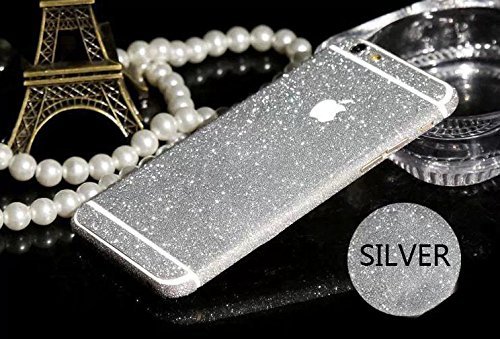 Loomin Full Body Film Bling Crystal Diamond Screen Protector Film Sticker for iPhone 6 6S Plus(5.5 inch) (silver)
