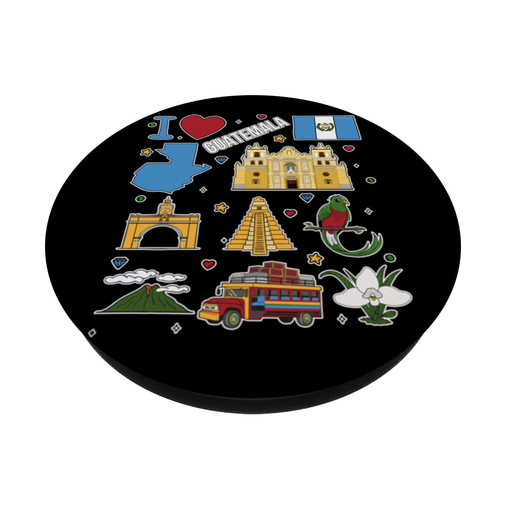 Amazon.com: Guatemalan hand drawn symbols, Guatemala map, cultural