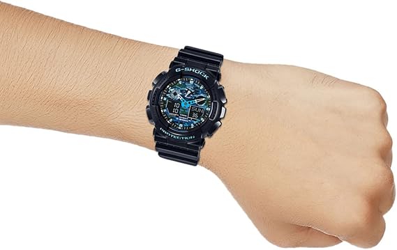 Casio GA-100CB-1ADR G-Shock Erkek Kol Saati, Siyah, Standart