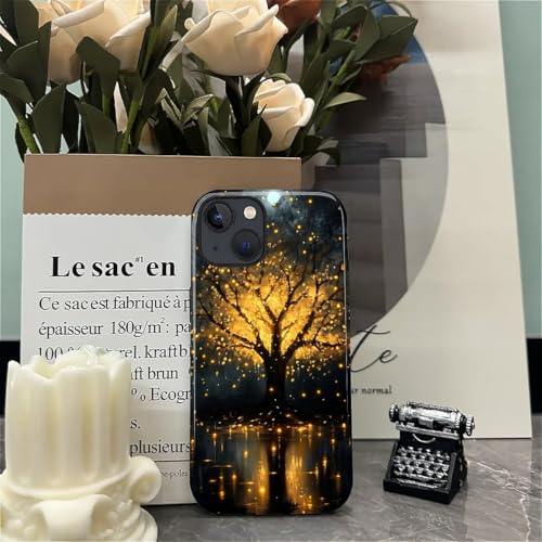 Yesad Case for iPhone 15, Hybrid 2-Layer Case, Shockproof Military-Grade Protection Durable Anti-Scratch Phone Case for Woman Man Boy Girl, Tree of Life by Yesad - Image 4