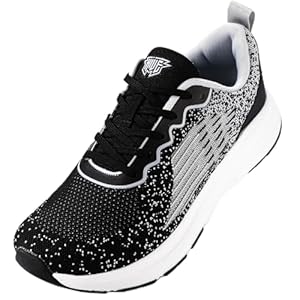 Mens Trainers Running Shoes, Wide Toe Box Runing Trainers Men Lightweight Breathable Sneakers Sport Shoes