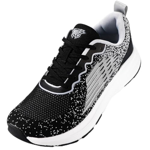 Mens Trainers Running Shoes, Wide Toe Box Runing Trainers Men Lightweight Breathable Sneakers Sport Shoes