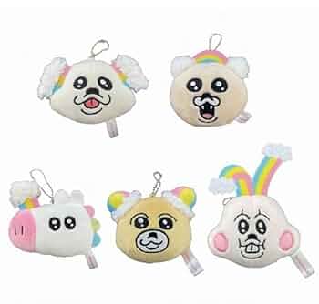 Amazon.co.jp: 【5種類セット】にじどうぶつ ぬいぐるみ